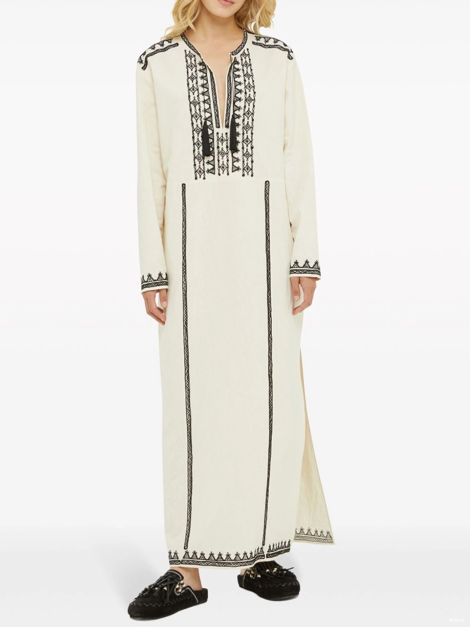 Cheap embroidered cotton-blend dress Women Alanui Akasha 0717